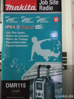Makita DMR115 Akku-Baustellenradio   Neu