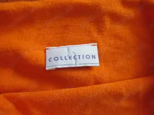 NEU Klassisch apart Ärmelloser Feinstrick- Pullover HEINE Gr. 44- 46  L- XL mandarin orange  Bild 3