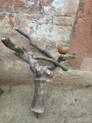 Holzdeko für Vogelkäfig oder Terrarium