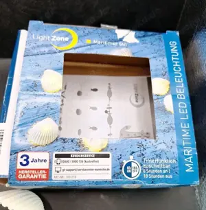 Maritime LED Beleuchtung echte Muscheln Light Zone Bild 5