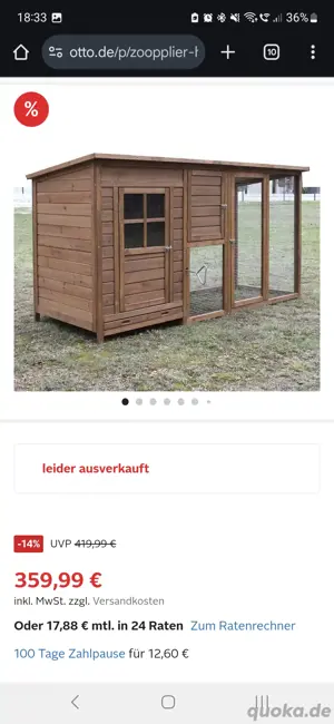 Hühnerstall, Stall, Voliere, Kleintier, Hühner Bild 2
