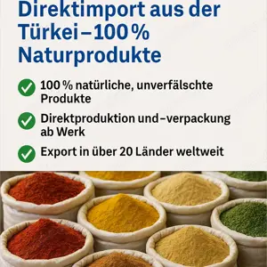 Türkischer Gewürzgroßhandel   Direktimport aus der Türkei   100% Naturprodukte