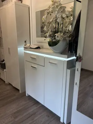 Garderobe Set Flur Möbel Hochglanz 