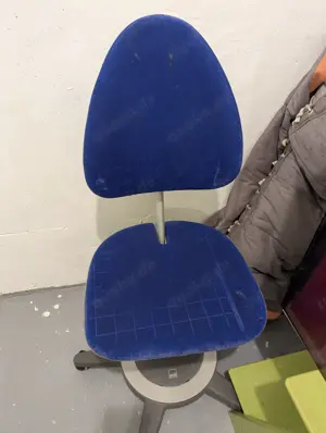 Kinderbürostuhl von Moll in blau