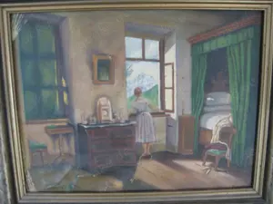 Ölgemälde auf Karton