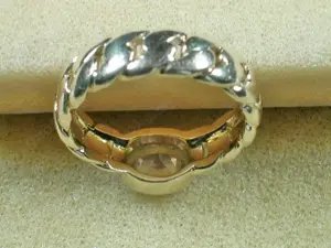 2x Ring Größe 17,8 - 56 333 585 Gold Rubin Weißtopas ab 90,- Bild 8
