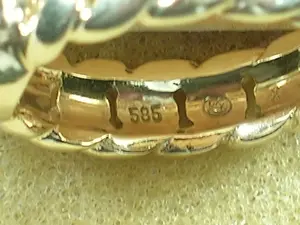 2x Ring Größe 17,8 - 56 333 585 Gold Rubin Weißtopas ab 90,- Bild 9
