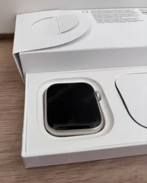 Apple Watch 9 45mm Starlight Original 2x Apple Armbänder