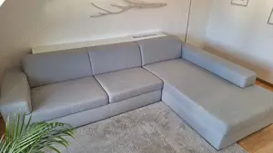 Ecksofa in L-Form ausziehbar
