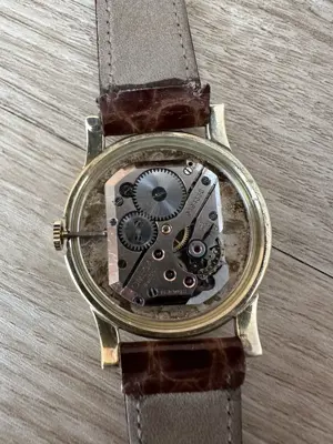 Vintage Omega in 14K Gold 585 mit Box 50er Jahre Bild 11