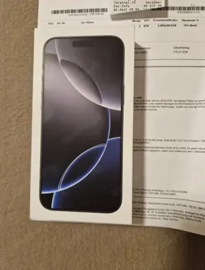 Apple iPhone 16 Pro MAX - 512GB in Titanium Schwarz