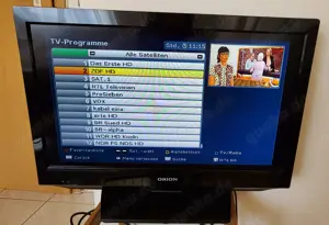 FernseherOrion LCD 26"mit DVD+Fernbedienung und HDTV-Sat Receiver