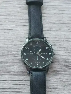 Armbanduhr Herren, Herrenuhr, Neu! Schwarzes Ziffernblatt
