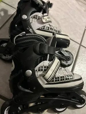 Inliner Skate von HYSkate Gr 33-36 schwarz weiß für Selbstabholer