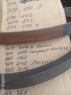 Original Claas Keilriemen 