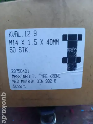Feingewinde Schrauben M 14x40  Bild 2