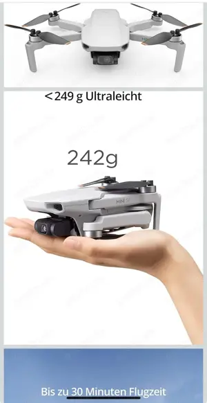 DJI Mavic Mini Fly More Combo Originalverpackt ungeöffnet
