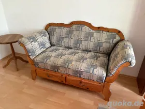 2-Sitzer Sofa |Echtholz |Landhausstil |Retro |Rarität