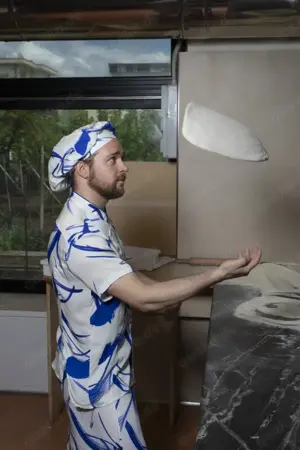 Uniforme italy da Pizzaioli handworking in Organic Cotton 