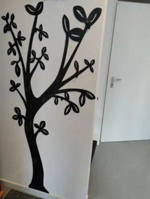 Designer-Garderobe Stahl schwarz