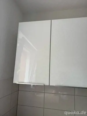 moderne Hochglanzküche weiß