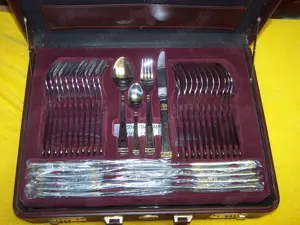 Rosenbaum Solingen Besteckset, Oxford, Hartvergoldet, 72 Teile