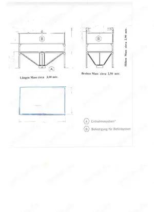 Metall Holz Pelletlager bis 5 t, abgebaut für Umbau NP   4500.- Schätzpreis   2.600.-für nur   1.650 Bild 5
