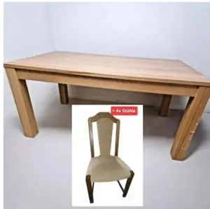 Massiver Holz-Esstisch  160x90cm