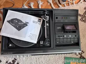 schallplatten Kasseten spieler+2 Lautsprecher . funktionsfähig