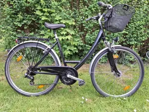 28" Alu Cityrad mit 21 Gänge, Nabendynamo Korb und Schloß