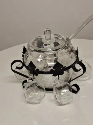 Bowle Service 8 teilig
