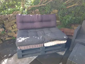 Palettenmöbel Sitzbank Bild 2