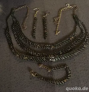 kette mit armband ohrringe 