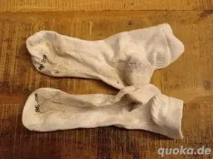 getragene socken