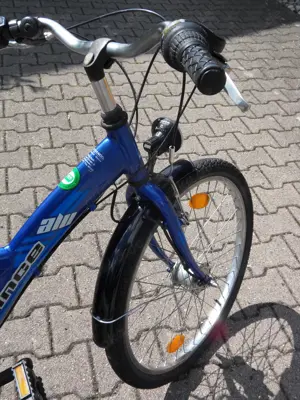 Jugend-Trekkingfahrrad 20 Zoll, blau, 18-Gang-Kettenschaltung Bild 6