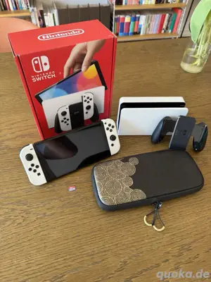 Nintendo Switch OLED-Modell | Weiß | + Zelda-Tasche + 200GB SD Karte