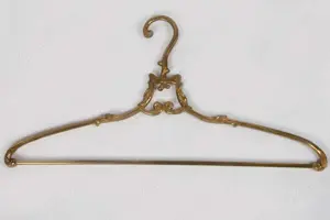 Messing Gardarobenbügel Kleider-Hosenbügel nostalgisch vintage 30 40er