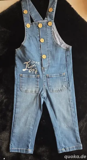 kinder   baby latzhose katze neu gr 86
