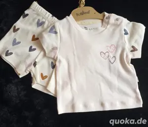 sommer set tshirt mit kurzer hose neu gr 62 68