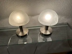 2 x stylische Metall-Tischleuchte Fynn inkl. 2 Leuchtmitteln