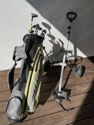 Linkshänder Junior Golfset Golfbag Golfcaddy Golfschläger Junior-Golf-Komplettset U12