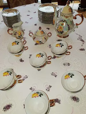 Edles Kaffeeservice von Gareis Porzellan Waldsassen 39tlg.