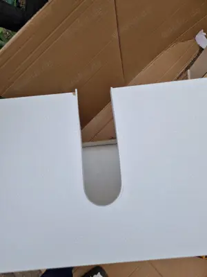 Unterschrank Bad weiß B 60cm   H 32,5cm   H 62,5cm Bild 3
