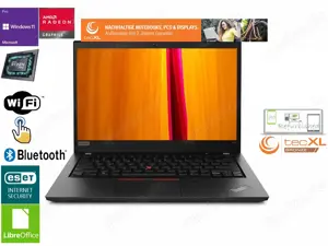 Lenovo ThinkPad T495 Touch 14" AMD Ryzen 3-3300U Pro 4x3.50GHz 16GB 512GB-SSD