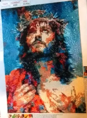 Diamond Painting fertiges Bild