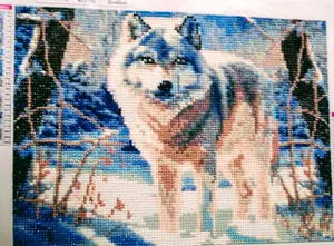 Diamond Painting Bild Wolf