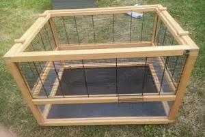 Fast neuer Kleintierkäfig