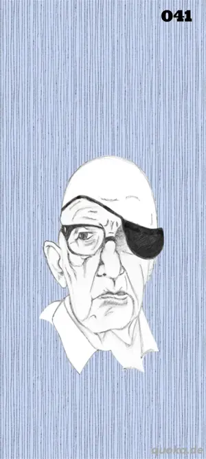 Pop Art Grafik 041 - rainer.barnulf Originalzeichnung auf Dibondplatte 10x20cm 