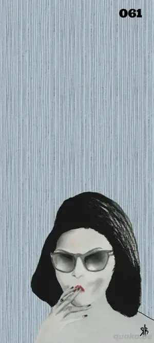Pop Art Grafik 061 - rainer.barnulf Originalzeichnung auf Dibondplatte 10x20cm 
