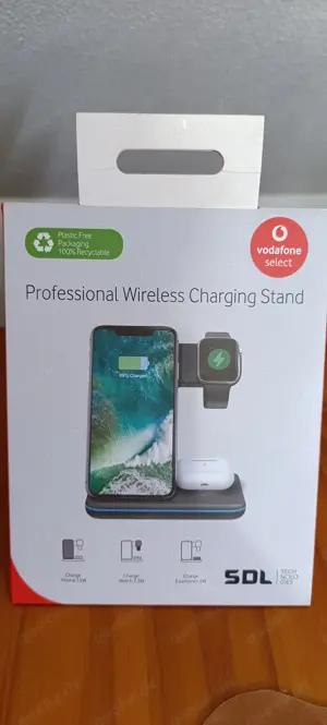 Professional Wireless Charging Stand, 3 in 1 kabellos